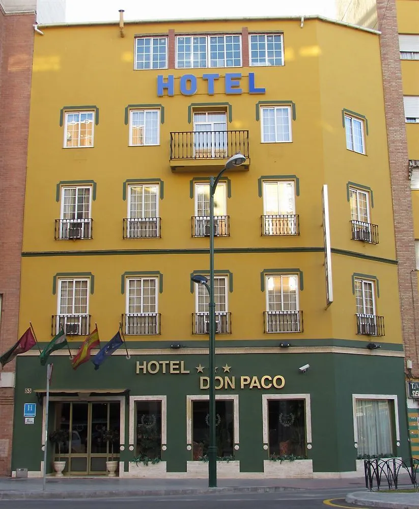 Hotel Don Paco Malaga 3*,  Spain